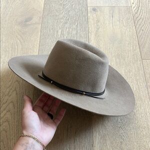 Hat Attack Brown Tan Wool Felt Hat